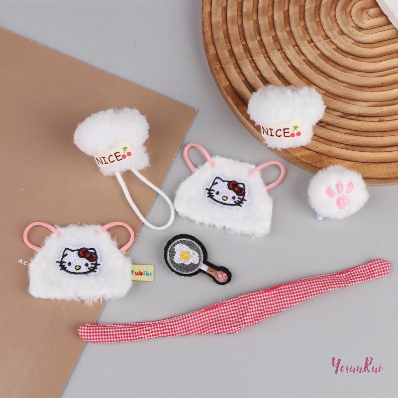 YosunRui] 10-15CM Cotton Doll, Cute Plush KT Series Doll Clothing Set, Doll Dress-up Clothes new