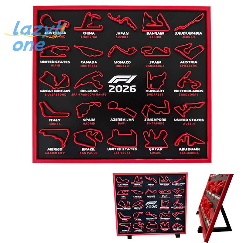 LZ-t] 2026 สูตร 1 ปฏิทิน F1 พร้อมขาตั้ง Racing ตารางปฏิทินเครื่องประดับ Home Office Desktop Decor ขอ