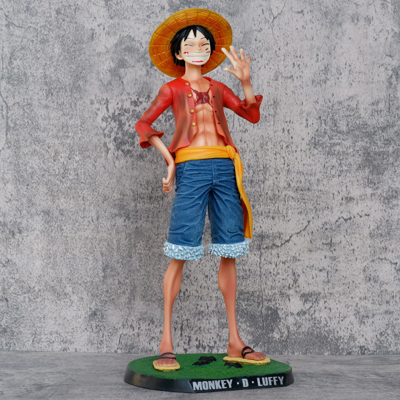 One Piece Hat Luffy Large One Piece PT Luffy Smile Luffy Model Decorative Figure