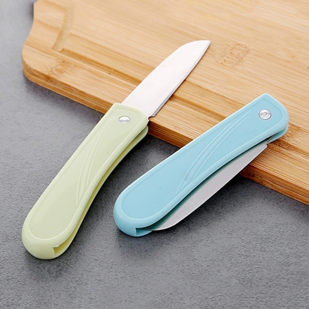 ARVE มีดอเนกประสงค์ พับได้ ปอกผลไม้ ด้ามพลาสติก พกพาง่าย  Fruit knife - รูปที่ 5