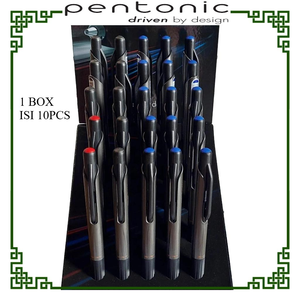 PENTONIC G-RT GEL PEN 0.7 มม. - (1 กล่อง CONTAINS 10 ชิ้น + 3 ชิ้น CIPHER PENS)