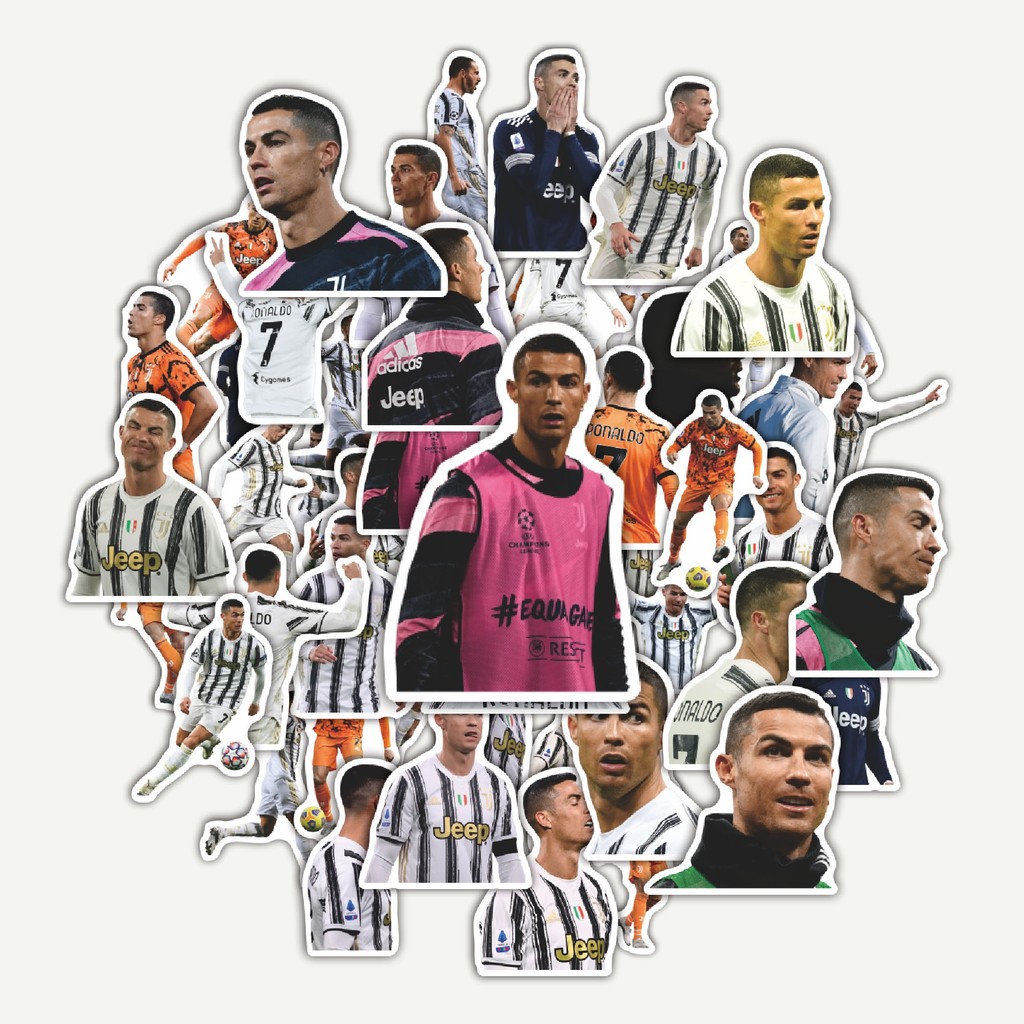 สติ๊กเกอร์แพ็ค CR7 สติ๊กเกอร์ Juventus V2 | สติ๊กเกอร์ TUMBLR | สติ๊กเกอร์แล็ปท็อปสําหรับกระเป๋าเดิน