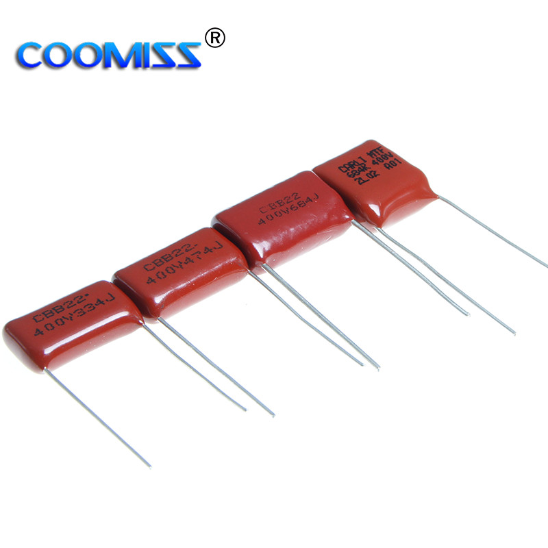 CBB22 ตัวเก็บประจุ 400V 684 Pitch 10 มม. 400V 334/74/684 Pitch 15 มม.