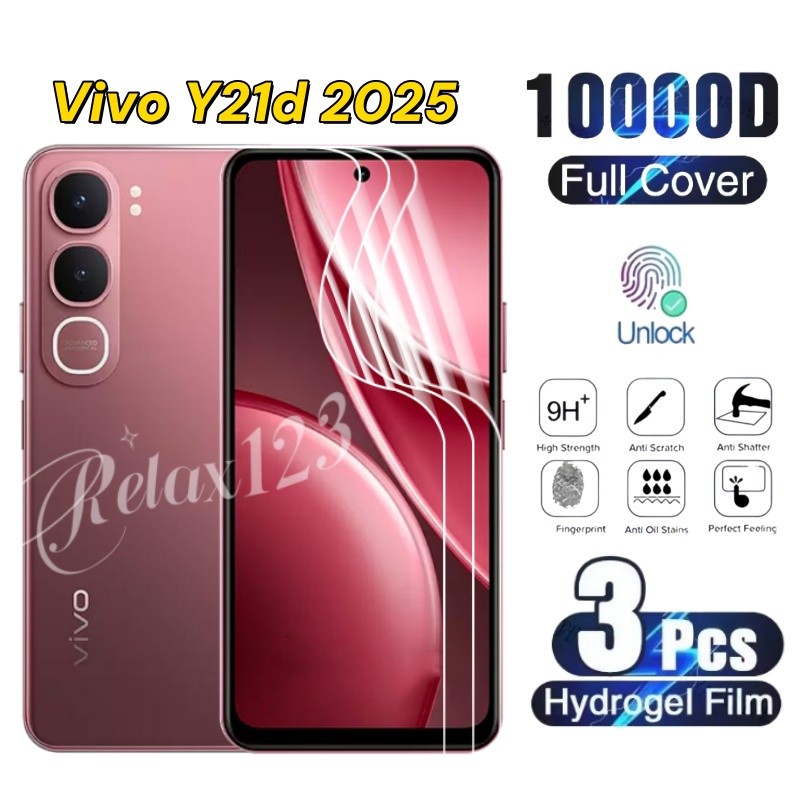สําหรับ Vivo Y21d 5G 2025 HD Hydrogel ฟิล์มป้องกันหน้าจอ 1/2/3 ชิ้นสําหรับ VIVO Y21D VivoY21d Vivo y