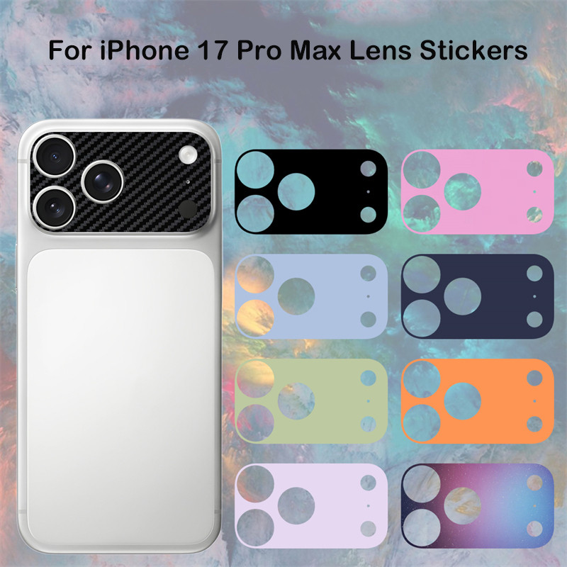 17ProMax สําหรับ iPhone 17 Pro Max 17 Air Macaron 3M สติกเกอร์ฟิล์มเลนส์กันรอยขีดข่วนส่วนบุคคล
