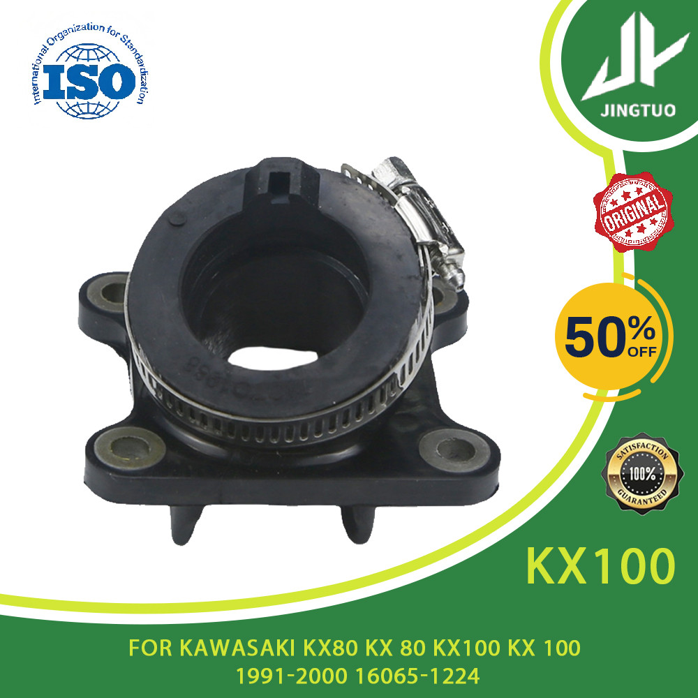 ท่อร่วมไอดีคาร์บูเรเตอร์สําหรับ KAWASAKI KX80 KX 80 KX100 KX 100 1991-2000 1606-1224