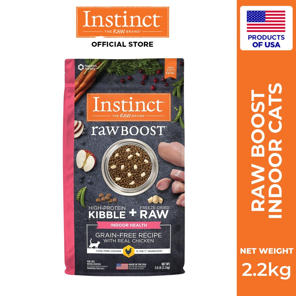 Instinct Raw Boost Indoor Health Real Chicken Recipe Cats 2.2kg