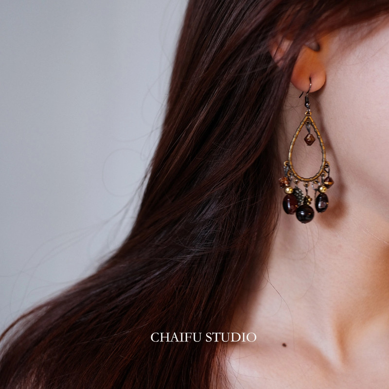 จัดส่งรวดเร็ว/Van Star Studio/E148 สไตล์แห่งชาติ Retro Exotic ทิเบตองค์ประกอบ Niche Design Sense Mat