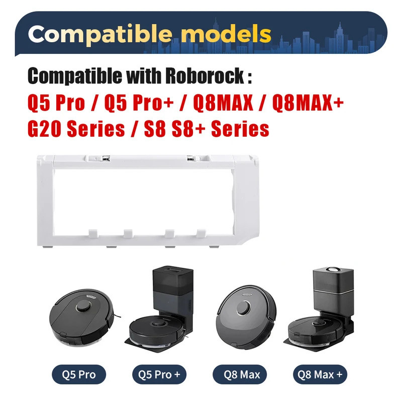 หลักแปรงสําหรับ Roborock Q8 Max/Q8 Max Plus/Q5 Pro/Q5 Pro Plus สําหรับ Roborock S8 S8 PLUS S8 + S8 P