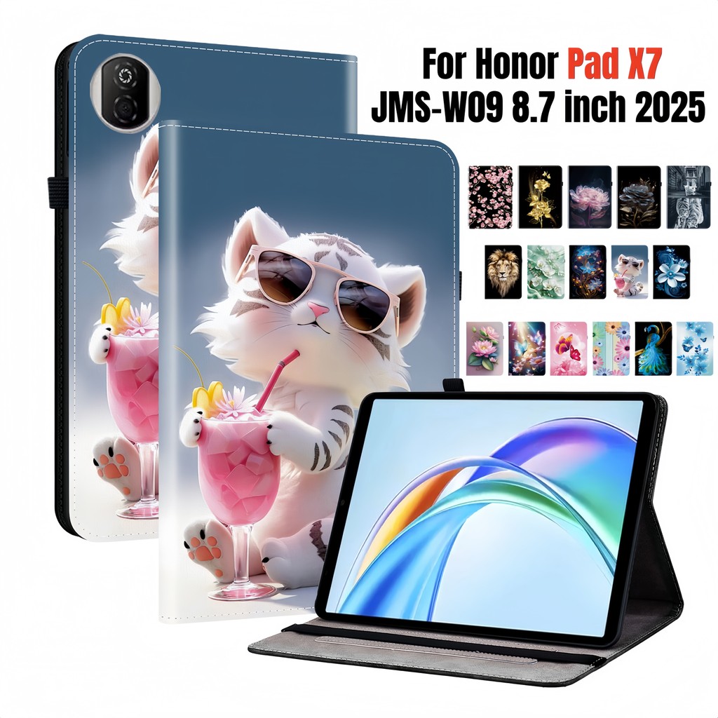 สําหรับ Honor Pad X7 JMS-W09 JMS-L09 8.7 นิ้ว 2025 หนังคุณภาพสูงฝาครอบ HONOR PADX7 แท็บเล็ต PadX7 8.