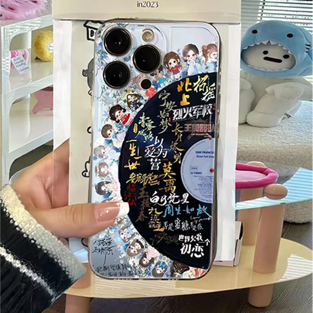 บันทึกกวางสีขาว iPhone15/16PROMAX เคสโทรศัพท์แบบรวมทุกอย่าง Apple 12/14PRO Soft Case XR ที่ไม่ซ้ํากั