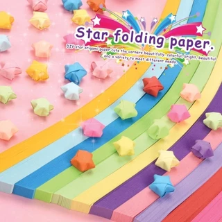 🔥ดาวพาสเทล 540 ดวง! ✨Glow + Glitter ✨ DIY Star Origami จัดส่งฟรี ของขวัญฟรี! ของขวัญสำหรับสาวๆ! ของขวัญคู่รัก
