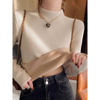 ฮีทเทค heattech เสื้อฮีทเทค ปกเสื้อแขนยาวจากขนแกะซับหนา สำหร…