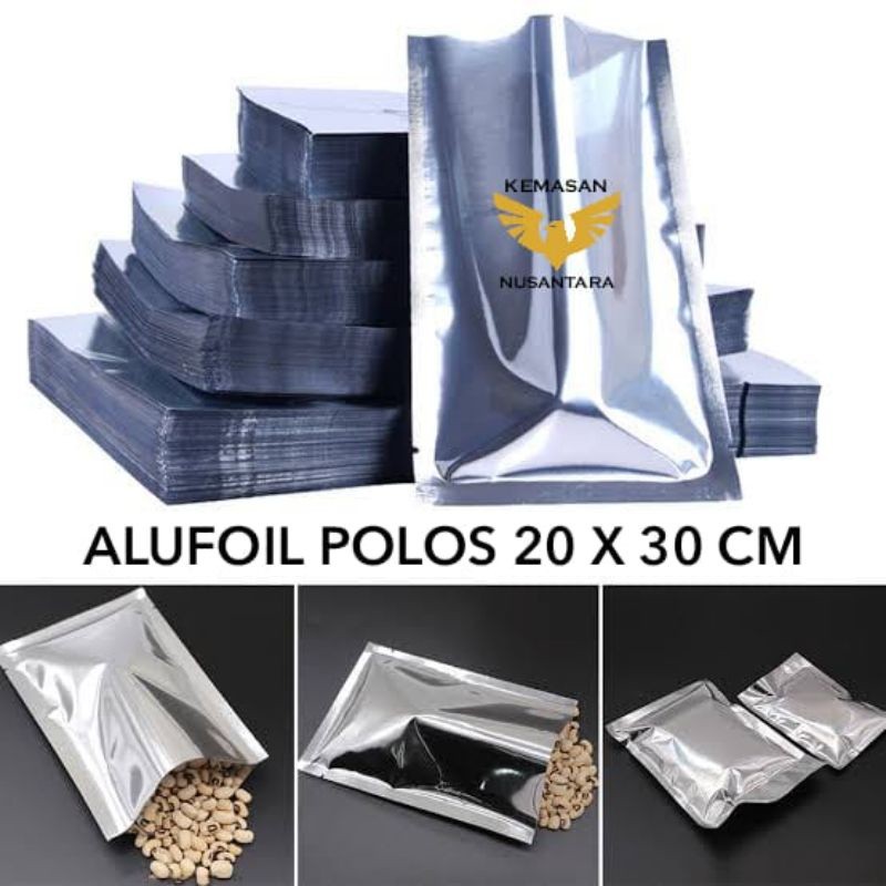 GERUSANBUPLAS 100 ชิ้นบรรจุผง 20 x 30 หนา | ซองอลูมิเนียมฟอยล์ | ซอง PACKAGING