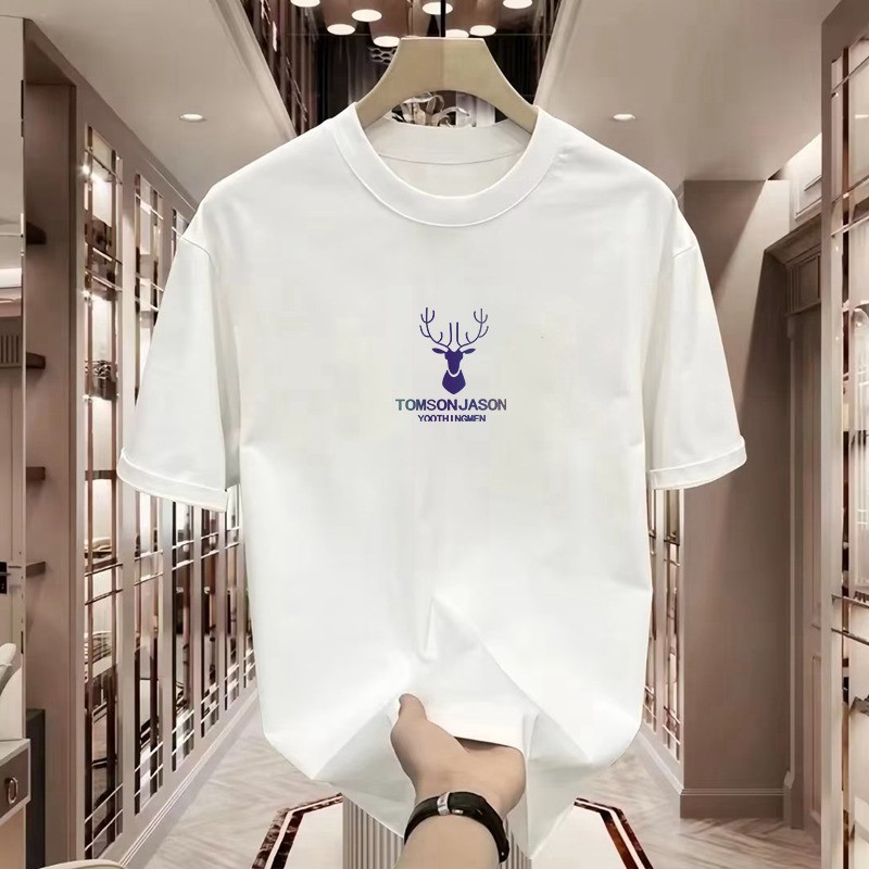 COD 2025A1406 Pure Cotton Compact Siyuan Spun White Ink Print P21 White Black S-5XL new23 N4KW