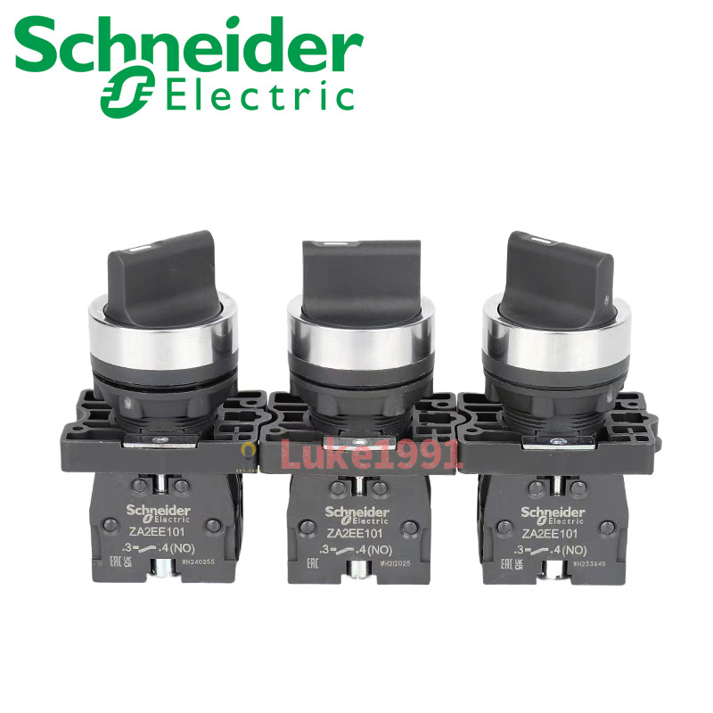 Schneider XA2ED21 XA2ED25 XA2ED33 XA2ED41 XA2ED53 XA2 Series ปุ่มลูกบิดพลาสติกสวิตช์เลือก