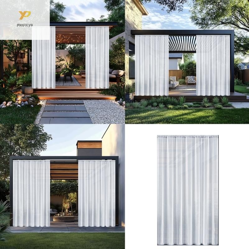 PPY ม่านความเป็นส่วนตัวกลางแจ้ง Heavy dutys ผ้ากันน้ํา Sun Blocking Shade สําหรับ Garden Pergolas แล