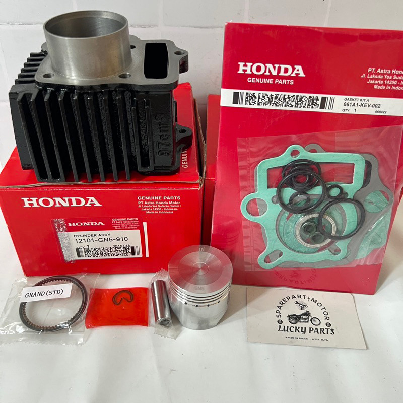 RUNSHOP_ COMPLETE Piston Block (GN5) + ชุดตัวท็อปสําหรับ Grand, Old Supra, Astrea Prima, Astrea Star