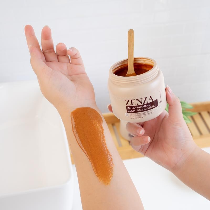 สครับเซ็นซ่า aff l Zenza Tamarind Body Scrub Mask