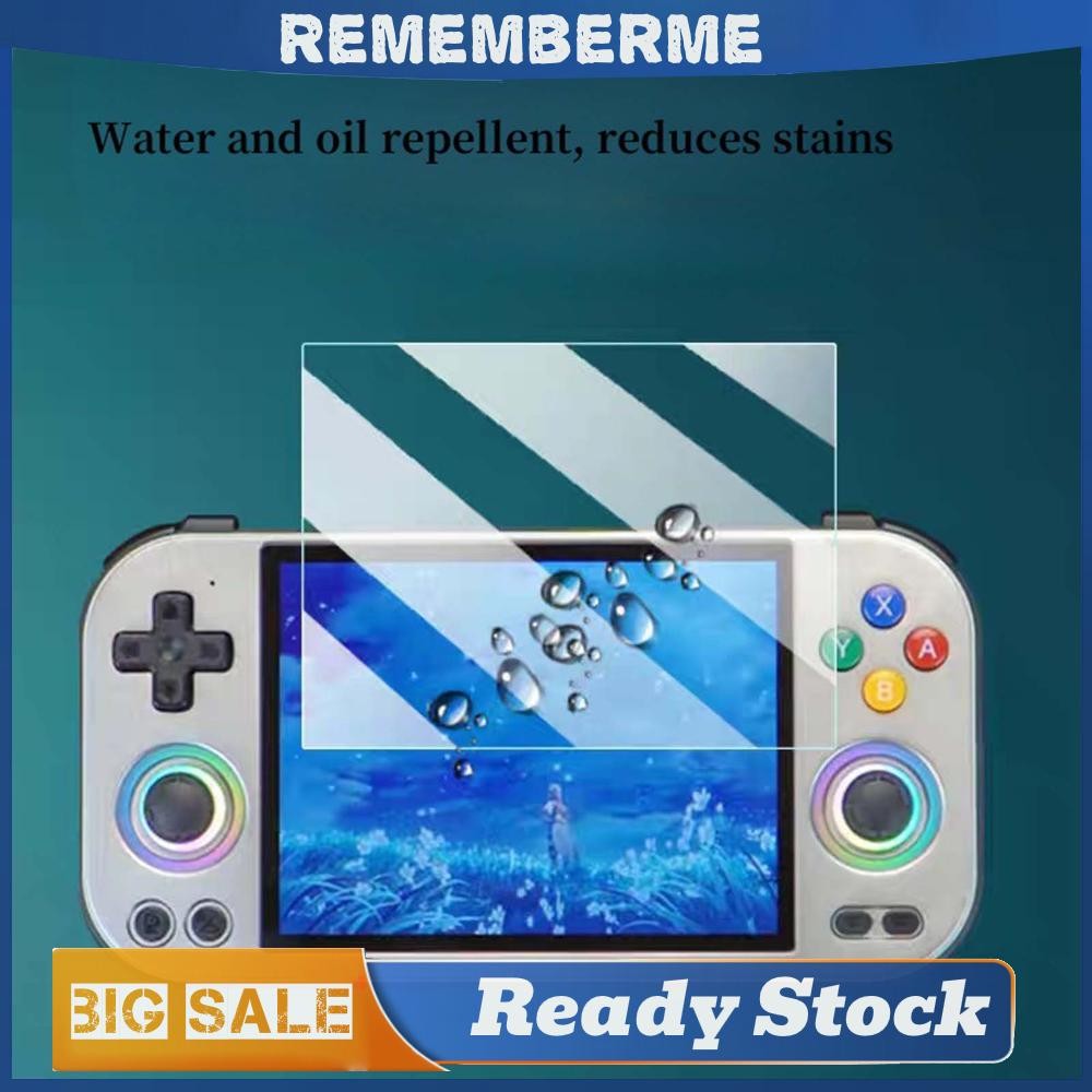 2 ชิ้นกระจกนิรภัย Anti-scratch ป้องกันหน้าจอฟิล์มหน้าจอสําหรับ Anbernic RG477M เกมคอนโซล
