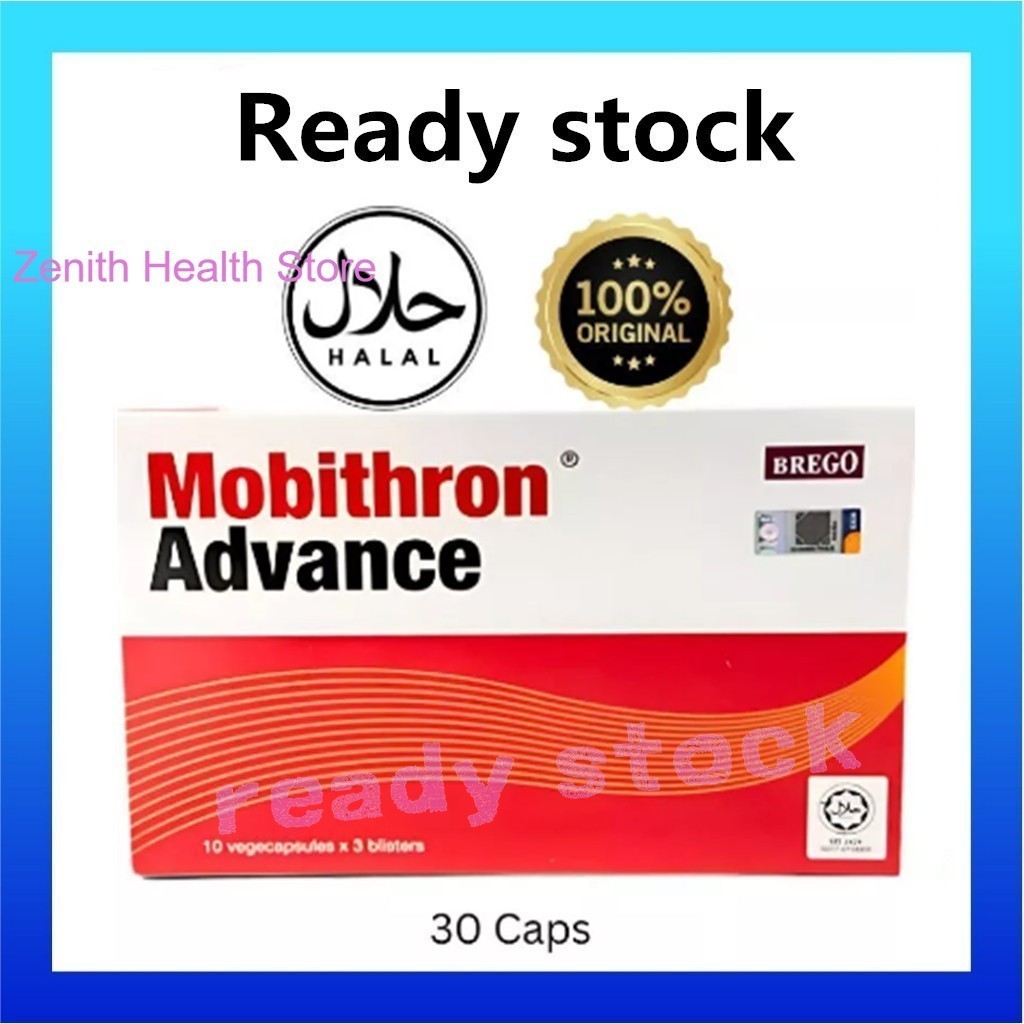 【buy 3 get 1 free】 Zenith Health 原装正品 现货速发 Ready Stock Mobithron Advance 30's |คอลลาเจน |สุขภาพ