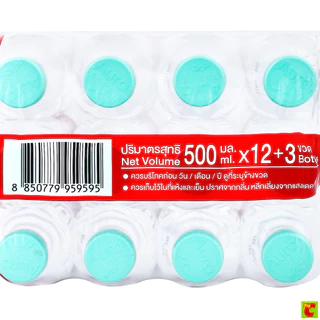 ออร่า น้ำดื่ม 500 มล. แพ็ค 12 ชิ้น