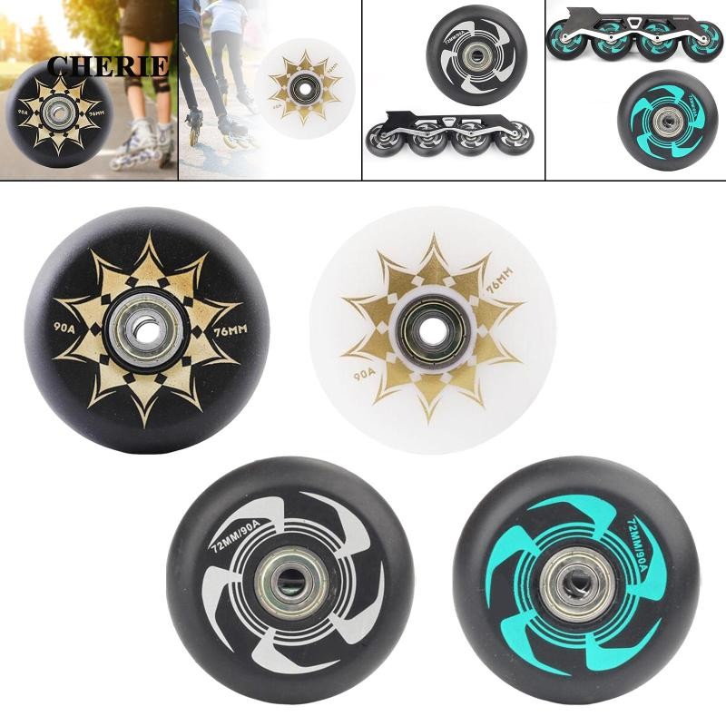 [Chery] Inline Roller Skate Wheel ลูกกลิ้งอินไลน์ ล้อฮอกกี้ ทดแทน 90A Repair