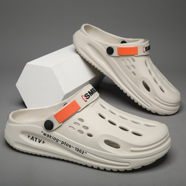 schooll รองเท้า รองเท้าแตะพลังงานแสงอาทิตย์ รองเท้าหลุมมะพร้าวสำหรับผู้ชายรองเท้าแตะกีฬาชายหาดสำหรับ