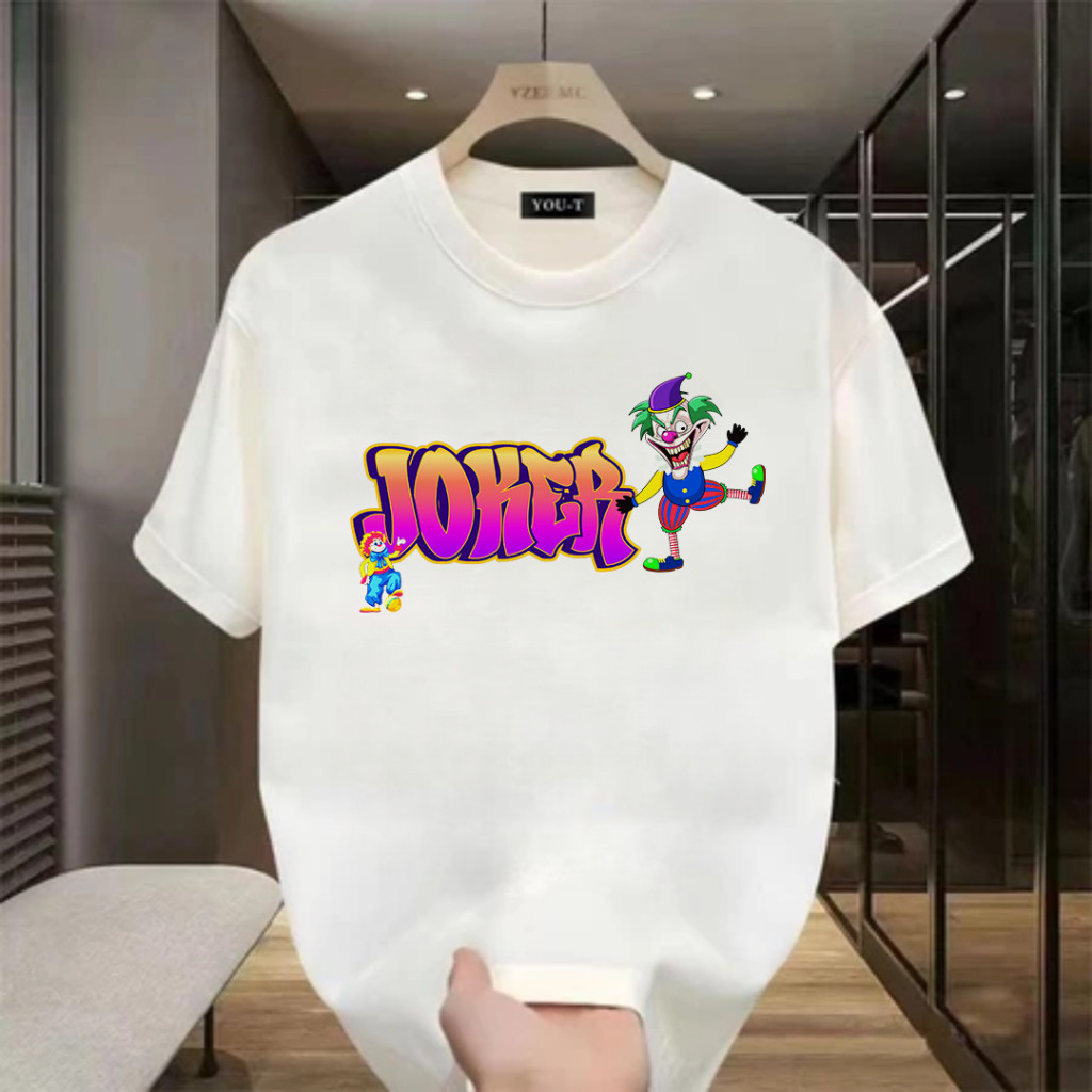 TT HOME01เสื้อยืดลายพิมพ์ สวมใส่สบาย ระบายอากาศได้ดี และมีความทนทานสูง สินค้าพร้อมจัดส่ง B0030