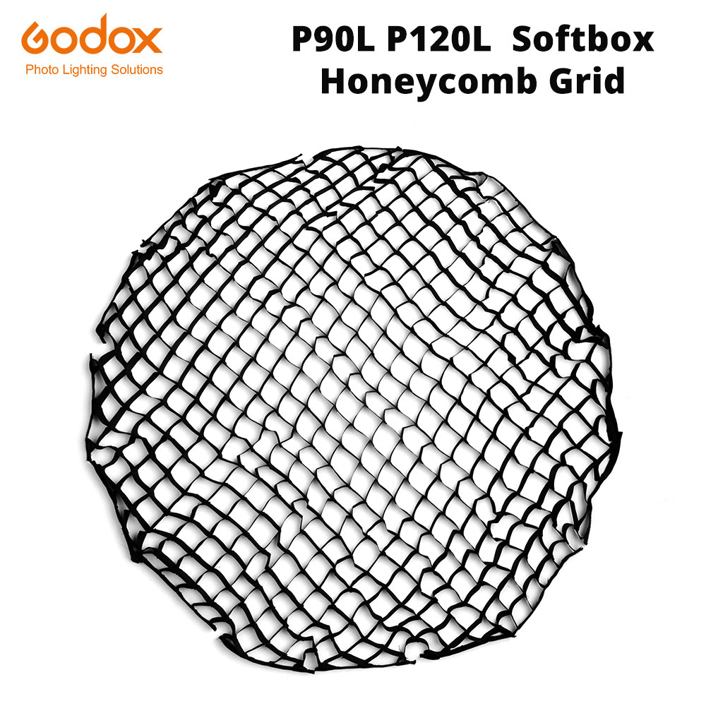 90 ซม.120 ซม.ลึก Parabolic Softbox ตารางรังผึ้งสําหรับ Godox QR-P70/QR-P90/QR-P120 P90L P90H P120L P