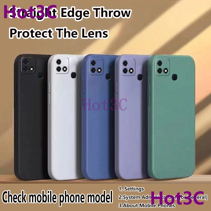 เคส For Infinix Hot 10i / Infinix Smart 5 Pro tpu YTCS ซิลิโคนเคสโทรศัพท์สีทึบเรียบง่าย