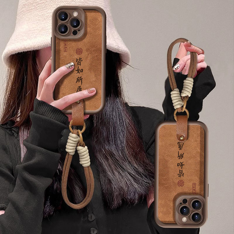 [คําแนะนําร้านค้า] All Wishes เคสโทรศัพท์ Apple 16PRO 15PRO ฤดูใบไม้ร่วงฤดูหนาว 15 Fine Hole Sky Eye