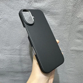 เคสโทรศัพท์เคฟล่าแม่เหล็ก iPhone 17 Pro Max air รูปแบบคาร์บอนไฟเบอร์เคสป้องกันเรียบง่าย
