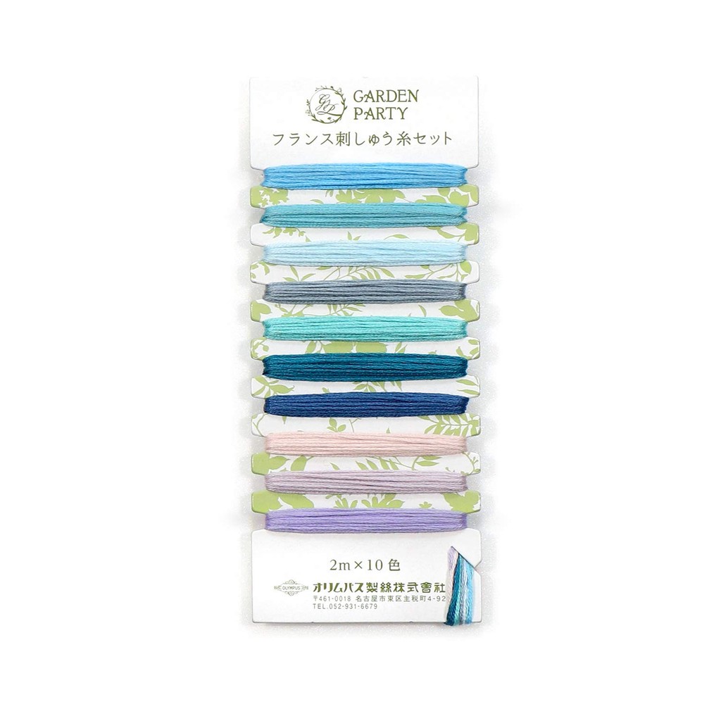 Olympus Thread France Embroidery Thread Set, Japan Craft, DIY, Handmade, Sewing, Knitting, Crochet, 