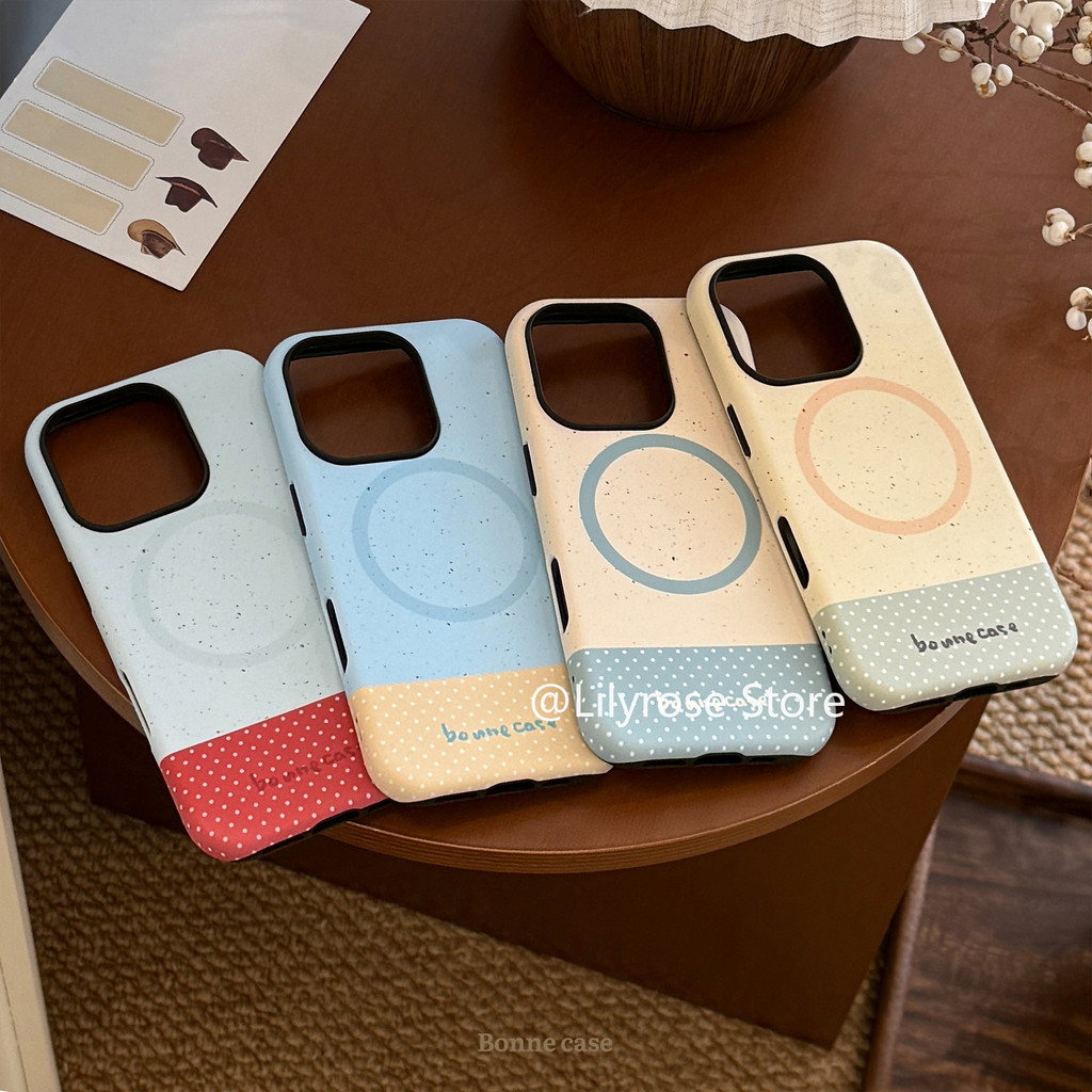 เคส iPhone 17ProMax 17Pro 17 16ProMax 16Pro 16 15ProMax 15Pro 15 Apple iPhone Case 17Air 14 13 11 16Plus 15Plus 14Plus Magnetic Simple Red Blue Yellow Desk Holder Hard