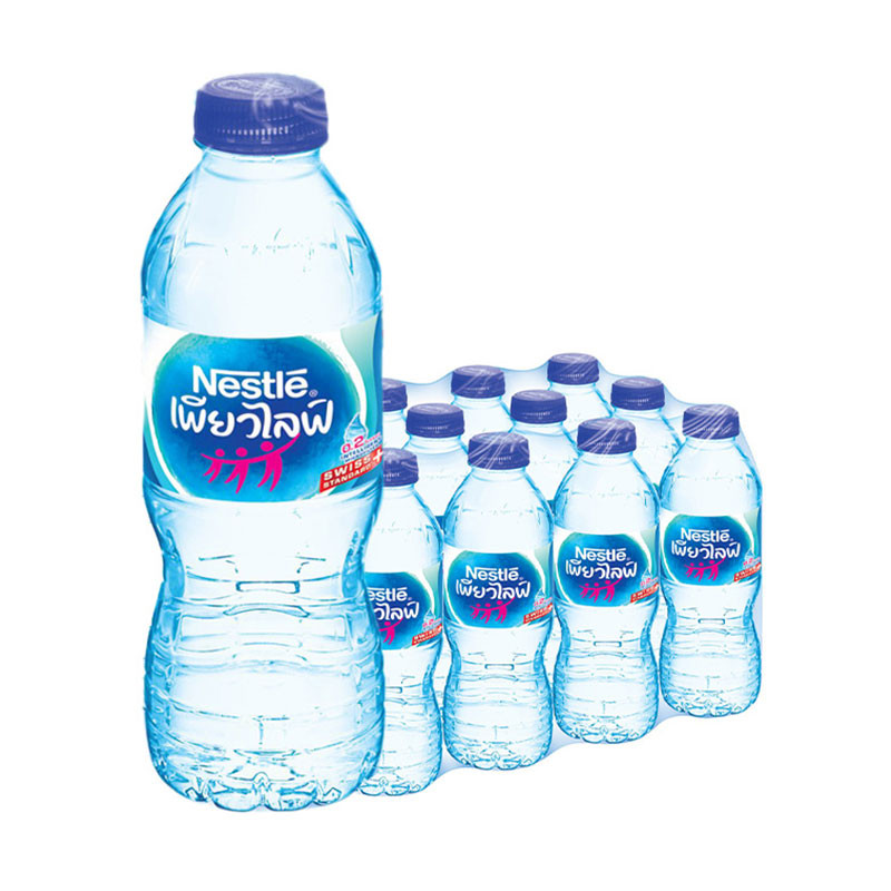 เนสท์เล่ เพียวไลฟ์ น้ำดื่ม 330 มล. x 12 (NESTLE PURE LIFE Drinking Water 330 ml x 12)