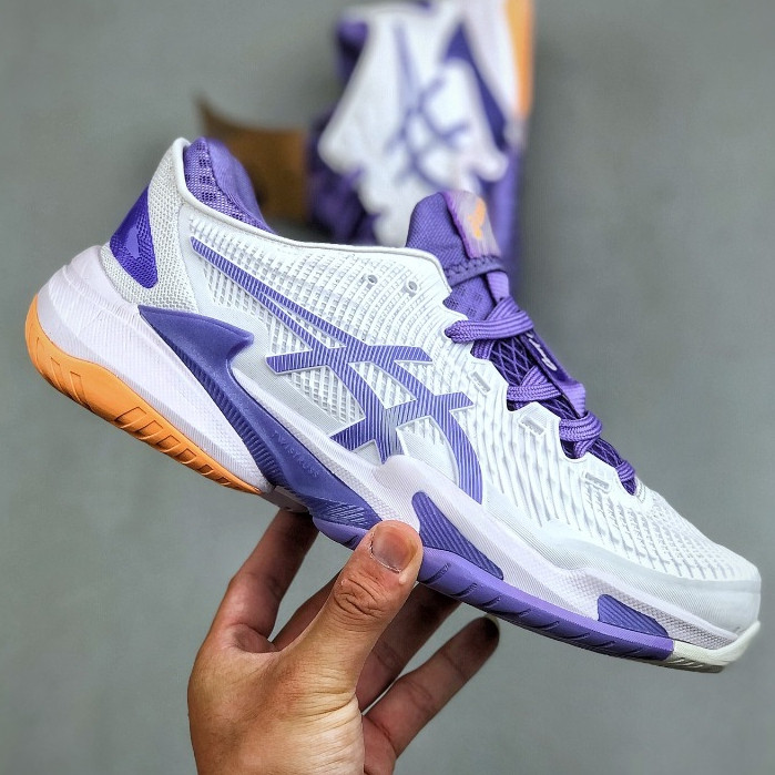 Asics Court FF 3 รองเท้าวิ่งผู้ชายและผู้หญิง Court FF Shock Absorption รองเท้ากีฬา UPL3