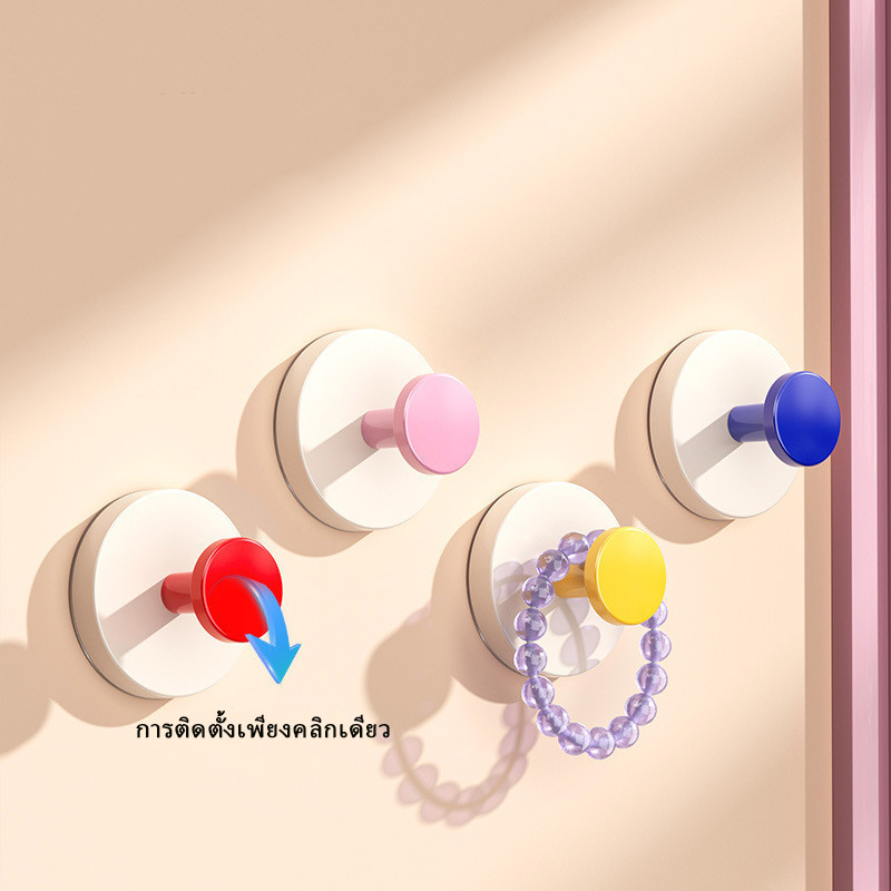 ตะขอ แขวน ที่ติดผนัง ติดผนัง ตะขอแขวนของ แขวนผนัง สไตล์เรียบง่าย ตะขอแขวน ตะขอติดผนัง - รูปที่ 2