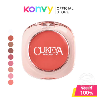 OUKEYA Honey Whisper Pink Blush 6.5g #01 โอกิยะ บลัชออนเนื้อฝุ่น.