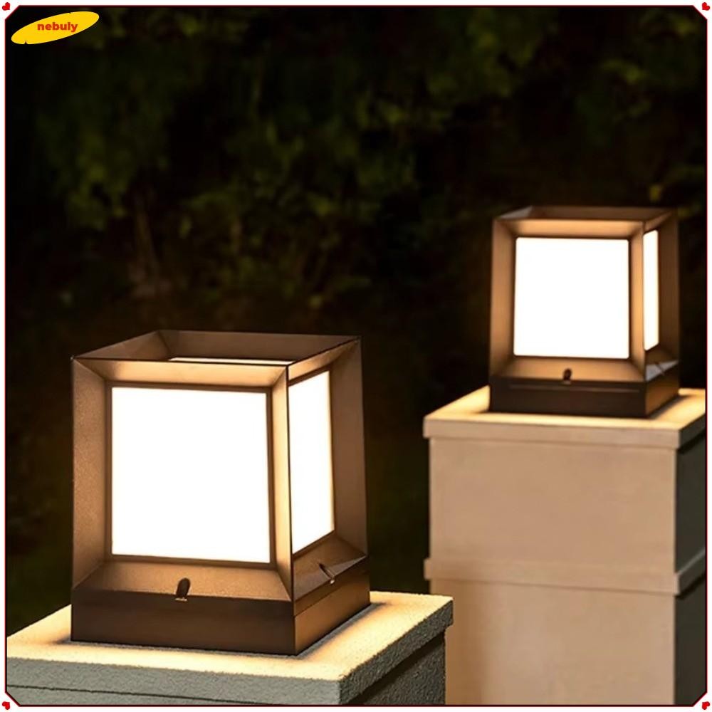 ไฟคอลัมน์กลางแจ้ง LED NEBULY ออกแบบทันสมัย IP54 กันน้ํา ใช้ได้กับไฟฟ้า 220V และหลอด E27