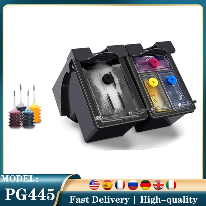 Vilaxh PG445 CL446 PG-445 CL-446 XL ตลับหมึกสําหรับ Canon PG 445 CL 446 Canon PIXMA MX494 MG2440 MG2