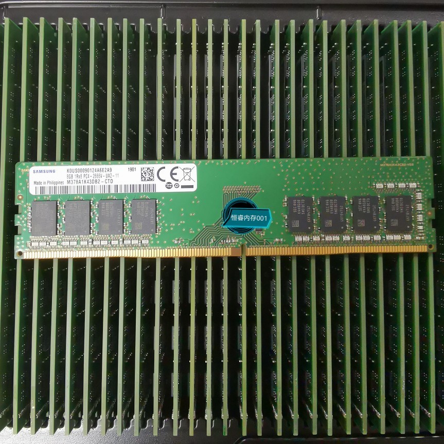 Samsung 8g ddr4 2666 แถบหน่วยความจําเดสก์ท็อป 8GB 1RX8 PC4-2666V-UA2 รองรับ 4G16G