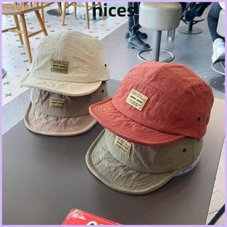 NICES Quick Dry Cap, Letter Embroidery Breathable Short Brim Baseball Caps,  Lightweight Adjustable Soft Top Sun Protection Hat Outdoor