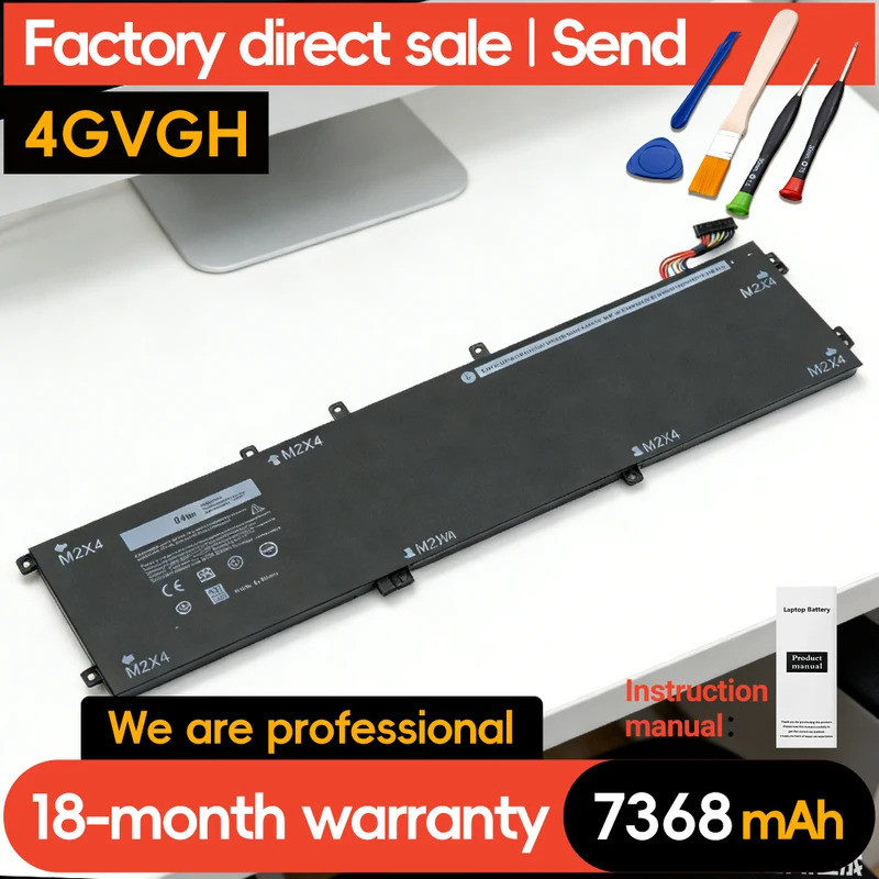 SUOZHAN 4GVGH แบตเตอรี่แล็ปท็อปสําหรับ DELL Precision 5510 XPS 15 9550 series P56F 1P6KD T453X RRCGW