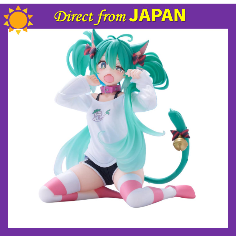 Hatsune Miku Desktop Cute Figure – Cat Ear T-Shirt Ver.