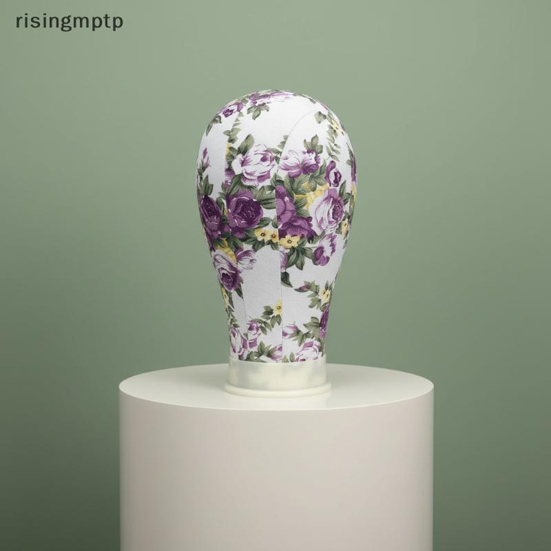 Risingmptp] Manikin Canvas Blo Head สําหรับวิกผมทํา 22 นิ้ว Professional Display Head สําหรับจัดแต่ง