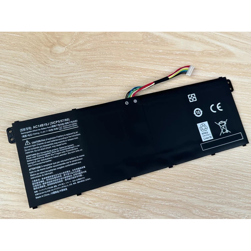 AC14B18J แบตเตอรี่แล็ปท็อปสําหรับ Acer Aspire E3-111 E3-112 E3-112M ES1-531 Chromebook 11 CB3-111 13