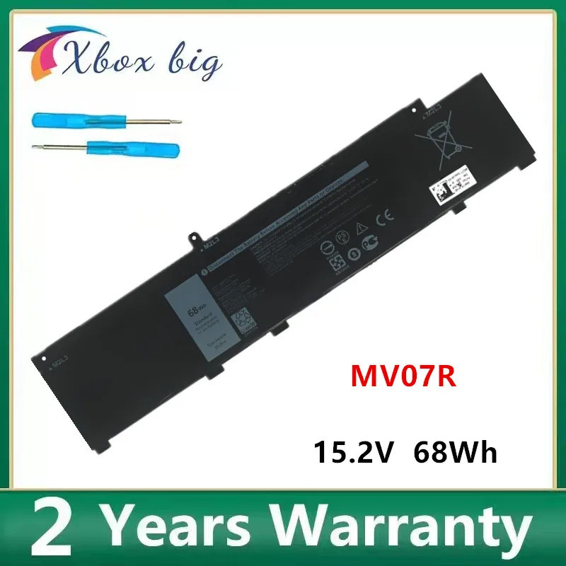 MV07R 15.2V 4250mAh 68Wh แบตเตอรี่แล็ปท็อปสําหรับ DELL Inspiron 3500 5500 G7 7790 G3 15 3500 3590 G5