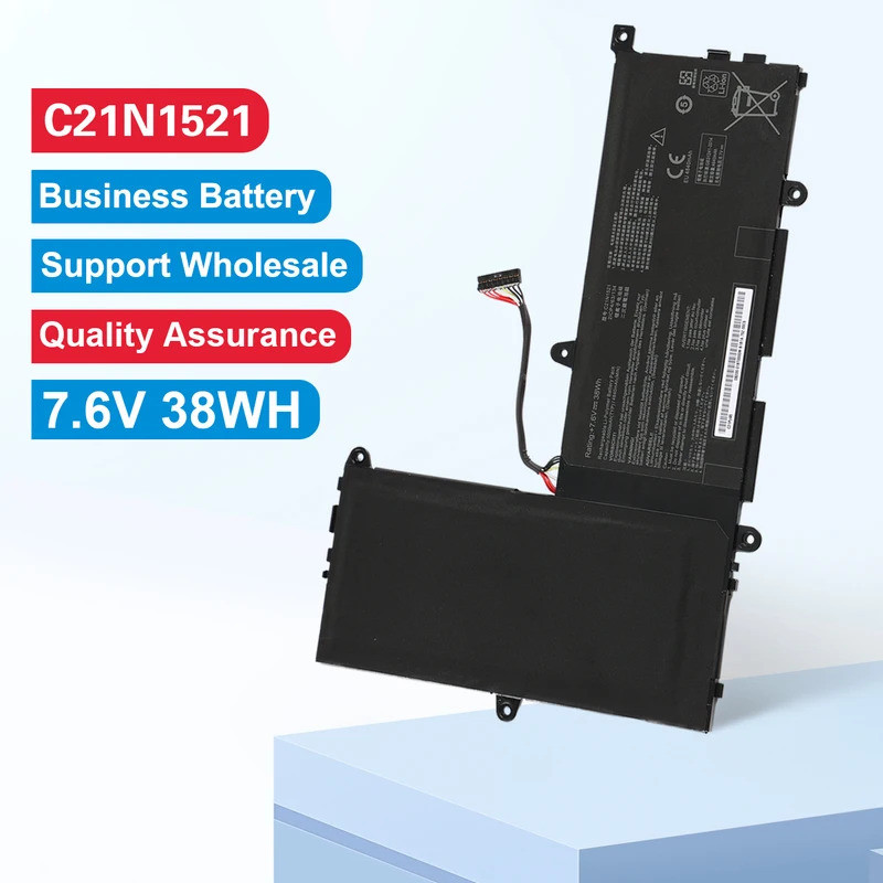 C21N1521 แบตเตอรี่แล็ปท็อปสําหรับ ASUS VivoBook E200HA E200HA-1A E200HA-1B E200HA-1E E200HA-1G L200H
