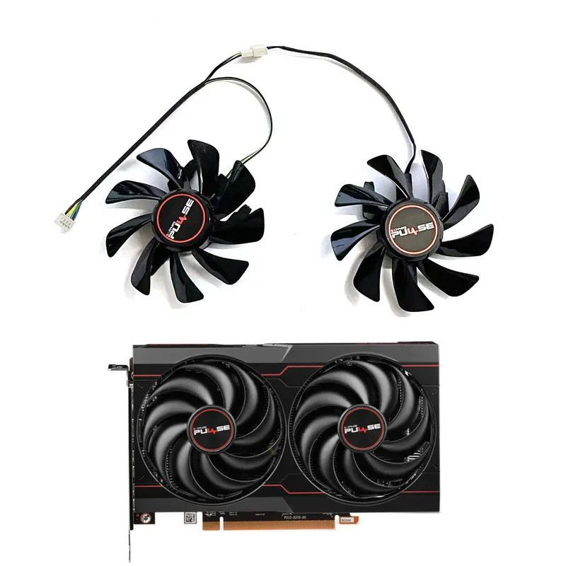 * ใหม่ DIY GPU พัดลม 4PIN 85 มม.RX6600 GPU พัดลมสําหรับ SAPPHIRE Radeon RX6600 6600XT PULSE กราฟิกกา